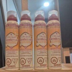 4 Old Spice Gentleman's Total Body Deodorant - Vanilla & Shea